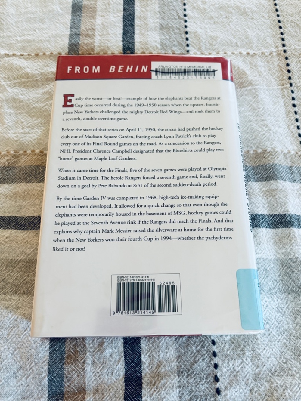 Behind the Net Stan Fischler Hardcover Book 101 Incredible Hockey Stories 2013 - Picture 2 of 11